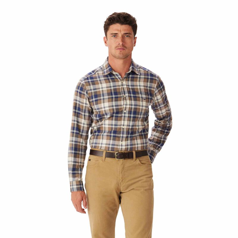 R.M. Williams Classic Brushed Check Shirt image number 0